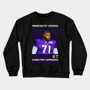 CHRISTIAN DARRISAW - OT - MINNESOTA VIKINGS Crewneck Sweatshirt